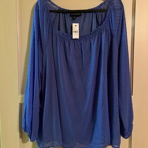 Lane Bryant Royal Blue Blouse